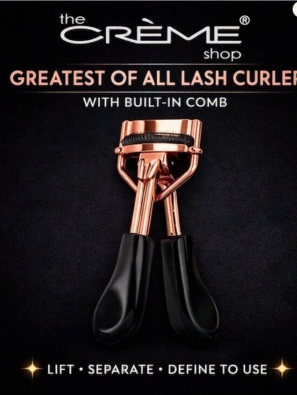 The Creme Shop-Eye Lash Curler with Built-In Comb